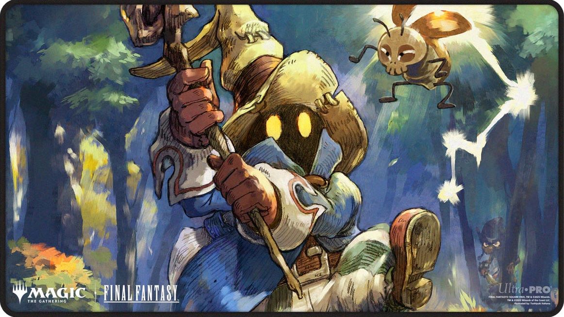 MTG Final Fantasy: Black Stitched Playmat - Vivi Ornitier