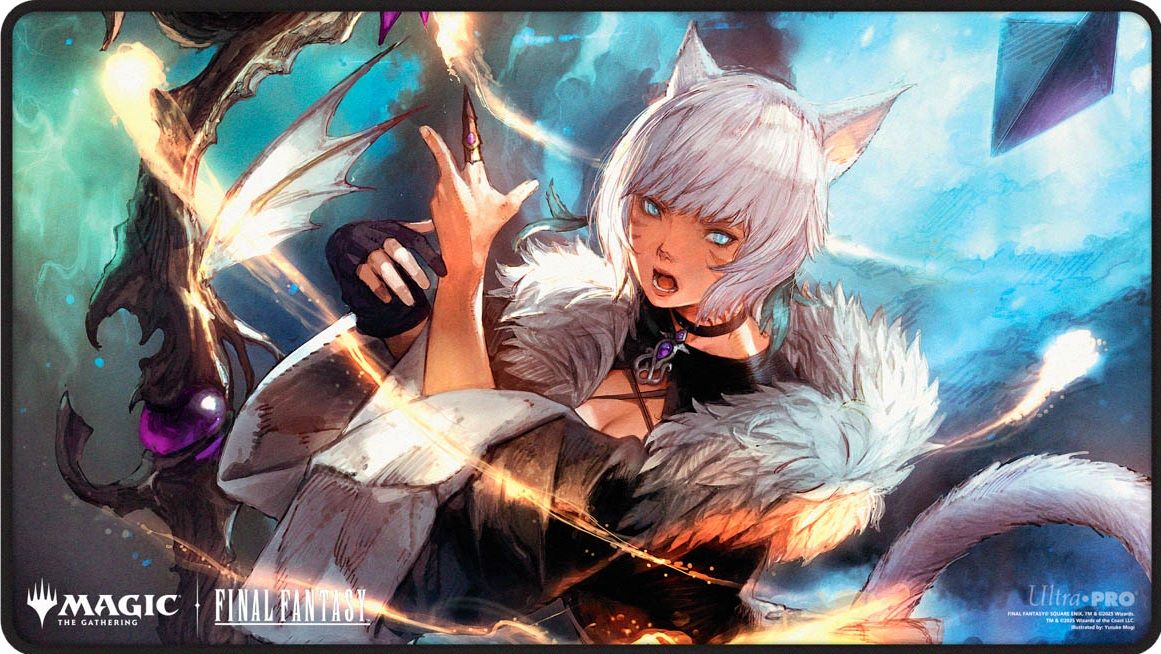 MTG Final Fantasy: Black Stitched Playmat - Y'shtola Rhul