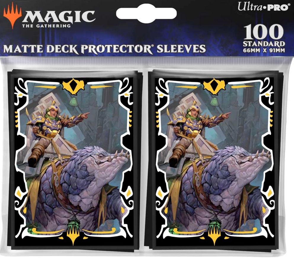 MTG Tarkir Dragonstorm - Deck Protector Sleeves 100 Count - Felothar The Steadfast