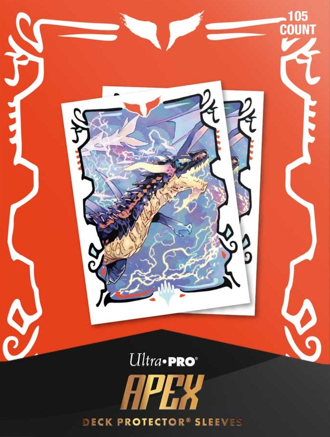 MTG Tarkir Dragonstorm: Apex Sleeves 105 Count – Neriv, Heart Of The Storm
