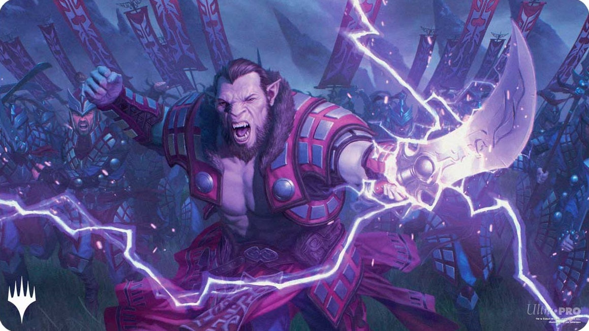 MTG Tarkir Dragonstorm: Playmat - Zurgo Stormrender