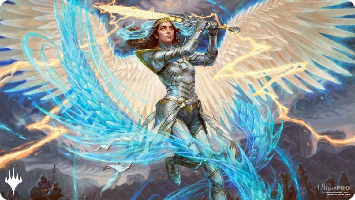MTG Tarkir Dragonstorm: Playmat - Elspeth, Storm Slayer