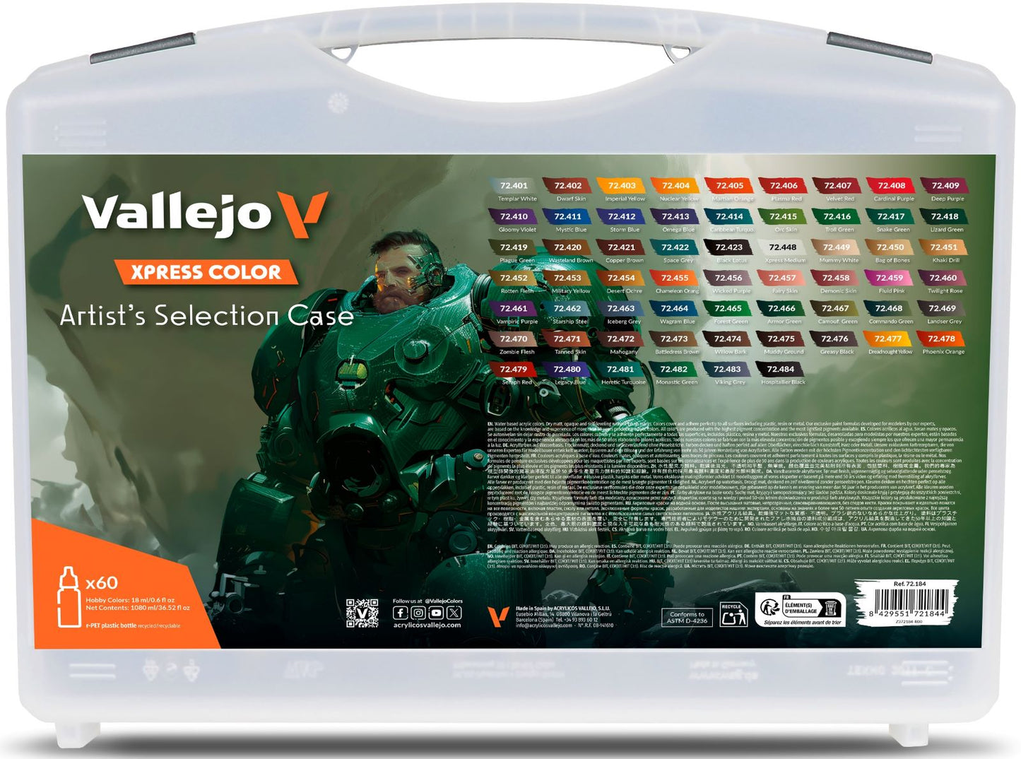 Vallejo: Xpress Color Artist's Selection Case