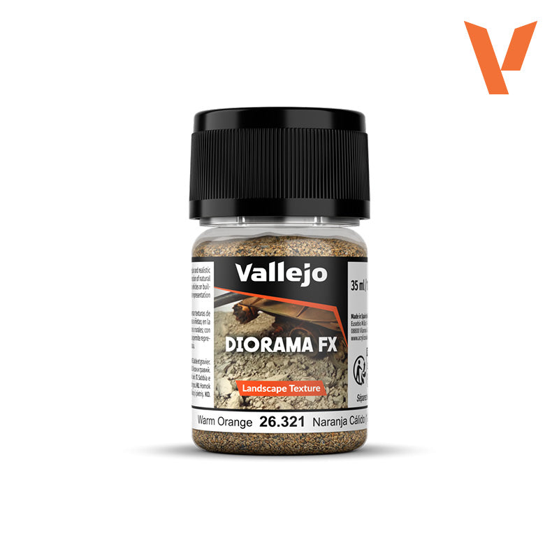 Vallejo Diorama FX: Warm Orange 1-2mm