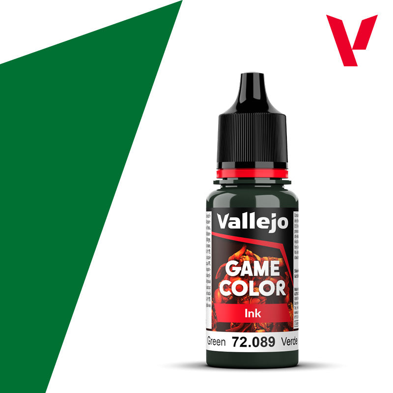Vallejo Game Color Ink: Green 18ml