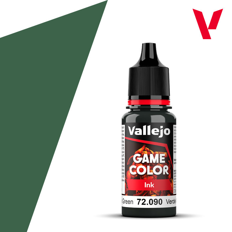 Vallejo Game Color Ink: Black Green 18ml