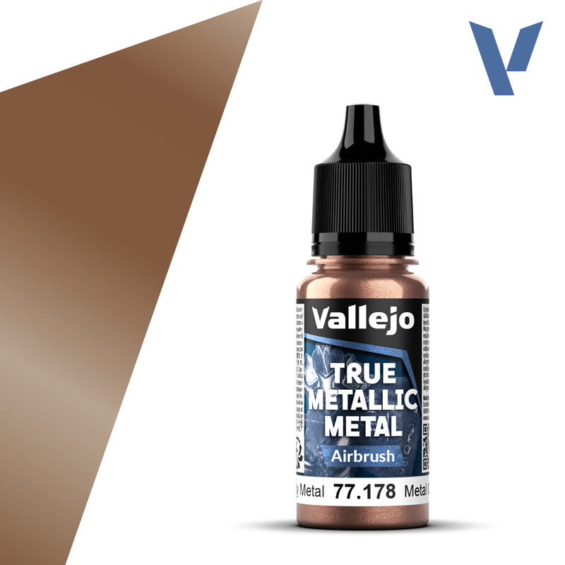 Vallejo: True Metallic Metal Paint - Rusty Metal Airbrush