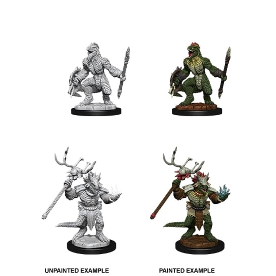 Dungeons & Dragons Nolzurs Miniatures: Wave 12 - Lizardfolk & Lizardfolk Shaman