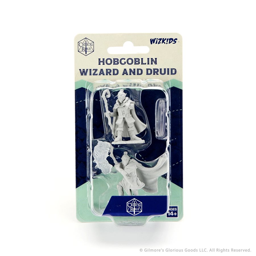Critical Role Unpainted Miniatures: Wave 1 - Hobgoblin Wizard & Druid Male
