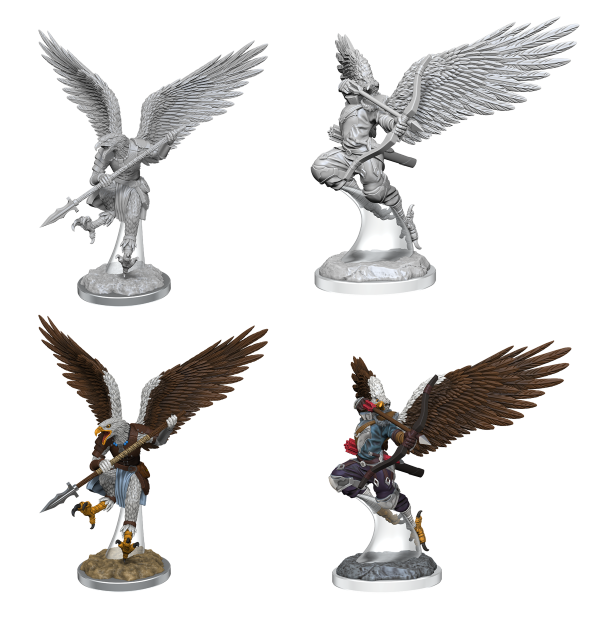 Dungeons & Dragons Nolzurs Miniatures: Wave 17 - Aarakocra Fighters