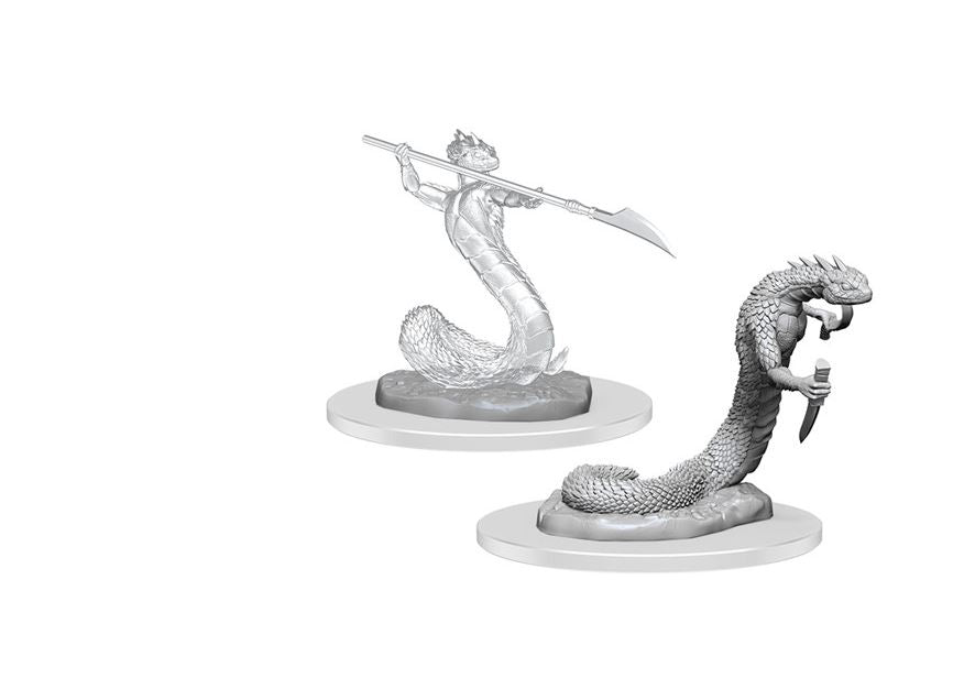 Critical Role Unpainted Miniatures: Wave 4 - Serpentfolk & Serpentfolk Ghost