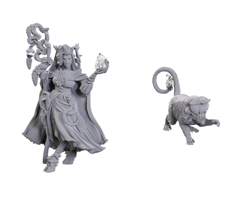 Critical Role Unpainted Miniatures: Wave 23 - Fearne Calloway & Mister