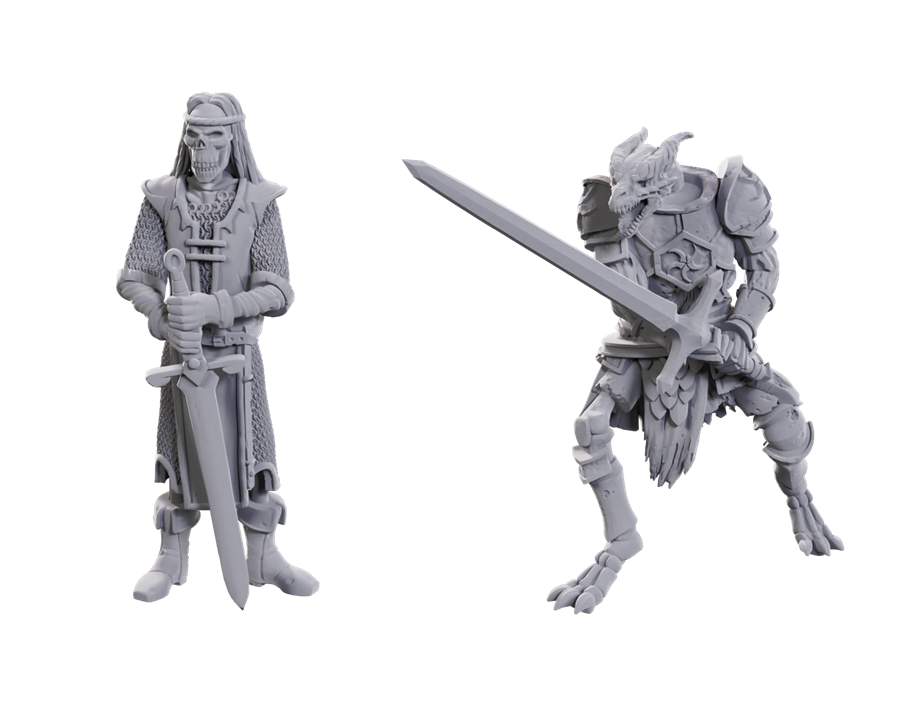 Dungeons & Dragons Nolzurs Miniatures: 50th Anniversary Skeleton Knights