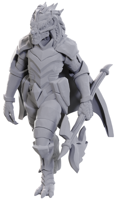 Dungeons & Dragons Nolzur's Miniatures: Wave 25 - Dragonborn Of Tiamat