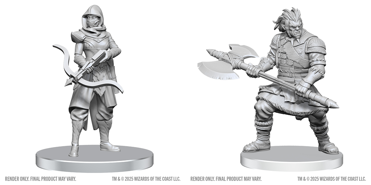 Dungeons & Dragons Nolzurs Miniatures: Wave 28 - Assassin & Berserker