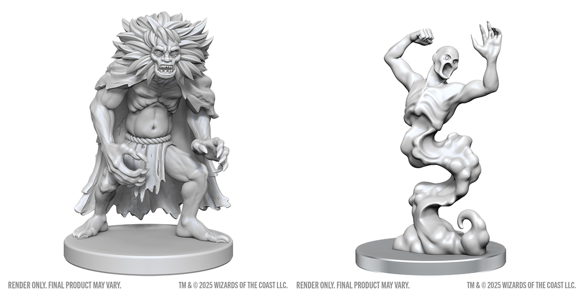 Dungeons & Dragons Nolzurs Miniatures: Wave 28 - Classic Wight & Classic Wraith
