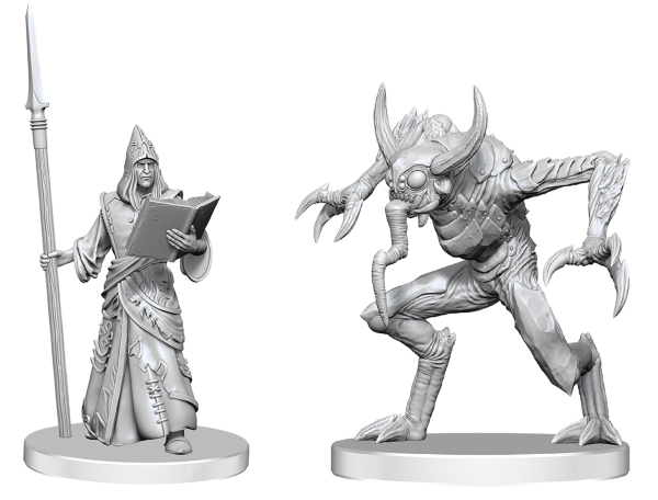 Pathfinder Battles Miniatures: Wave 27 - Vloriak (Despoiler Demon) & Demonologist