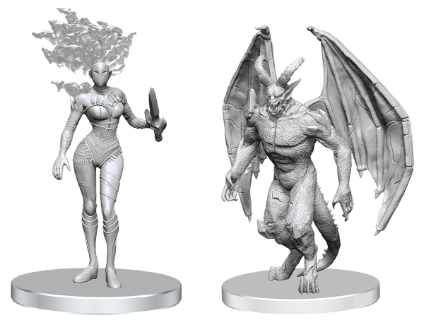Pathfinder Battles Miniatures: Wave 27 - Gargoyle & Shae