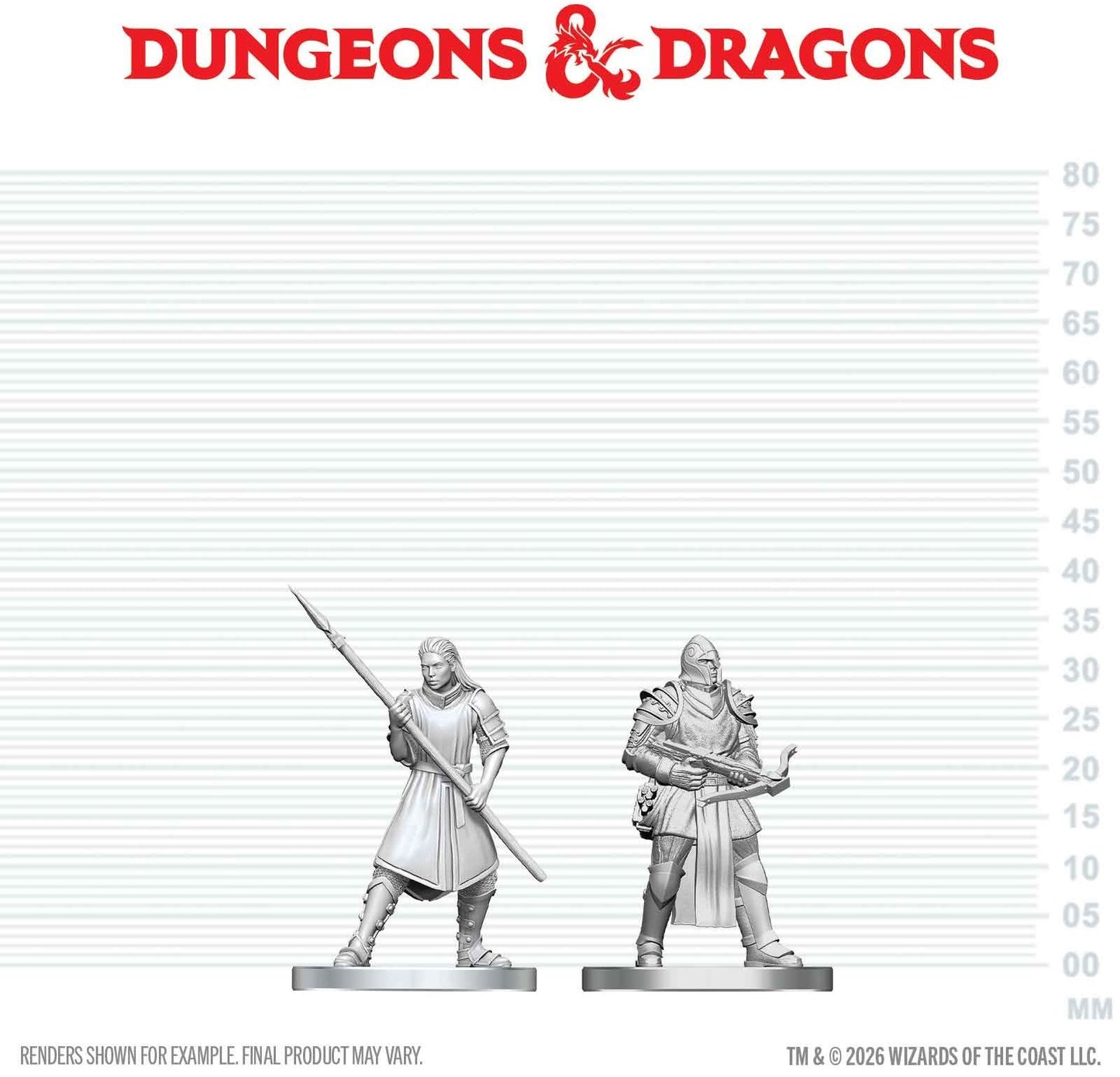 Dungeons & Dragons Nolzurs Miniatures: Wave 29 - Town Guards