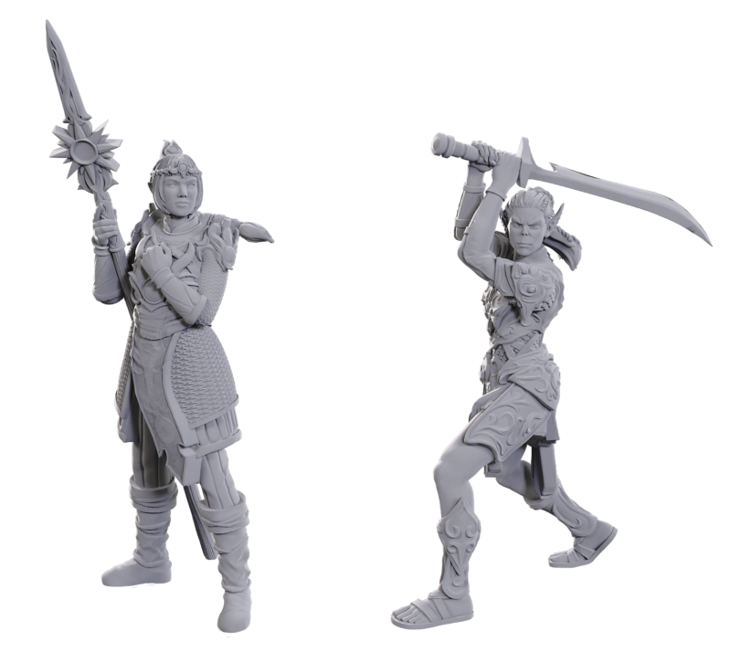 Dungeons & Dragons Baldur's Gate Miniatures: Wave 3 - Lae'zel & Shadowheart