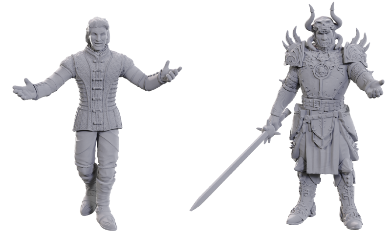 Dungeons & Dragons Baldur's Gate Miniatures: Wave 3 - Sarevok Anchev & Raphael