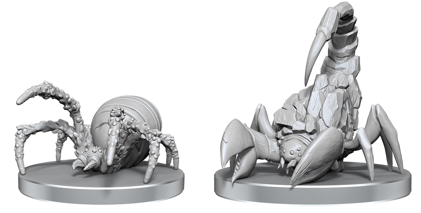 Pathfinder Battles Miniatures: Wave 26 - Cave Scorpion & Hunting Spider