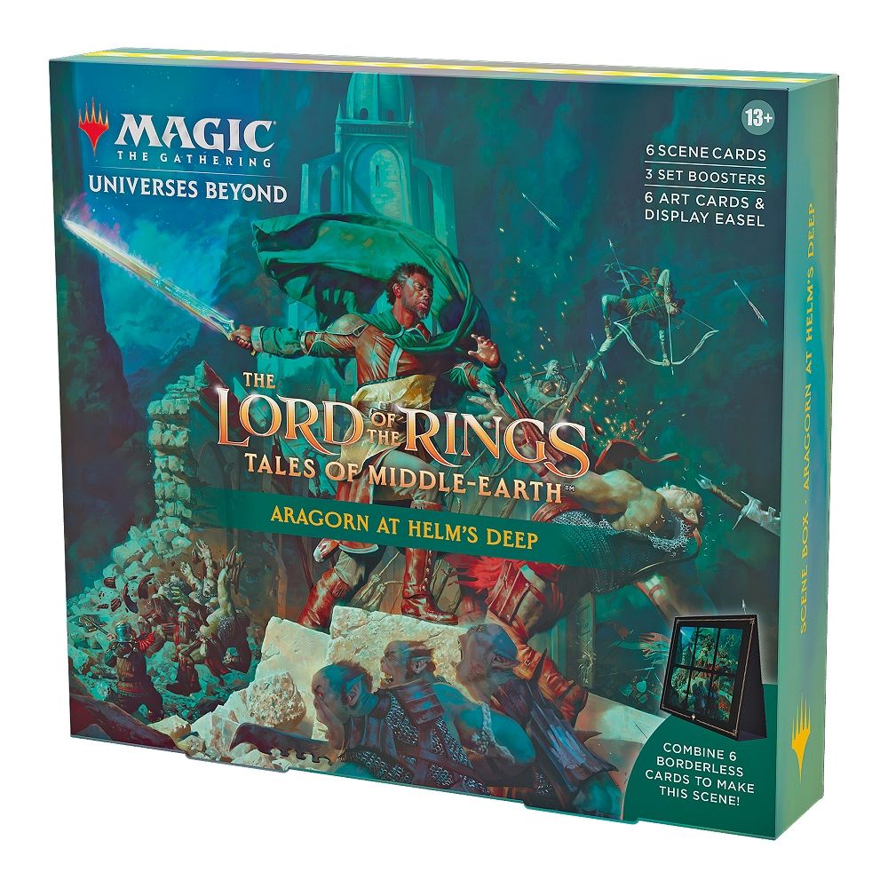 mtg corrupted cards MTG Lord Of The Rings Tales Of Middle-Earth: Aragorn At Helm's Deep –  Amazing Stories