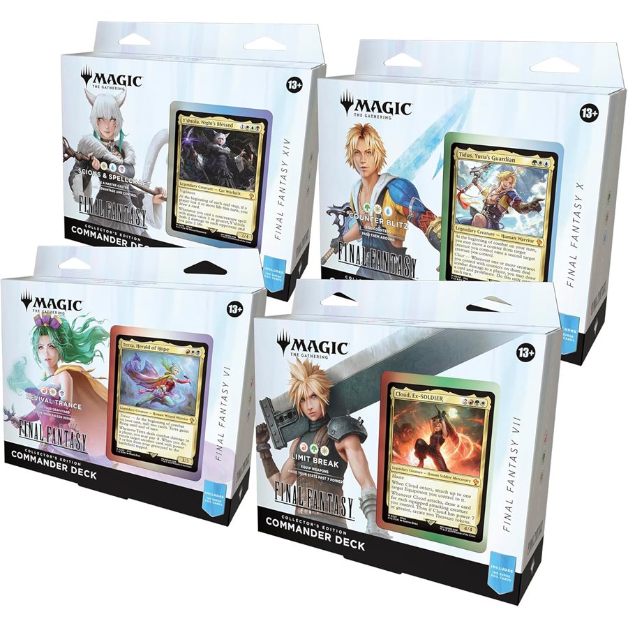 MTG Final Fantasy: Collector Commander Decks Set Of 4