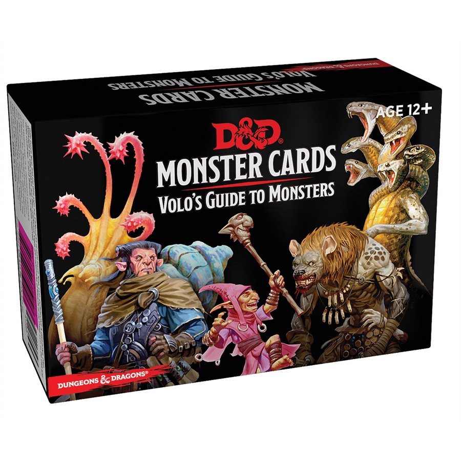 Dungeons & Dragons: Monster Cards – Volo's Guide To Monsters