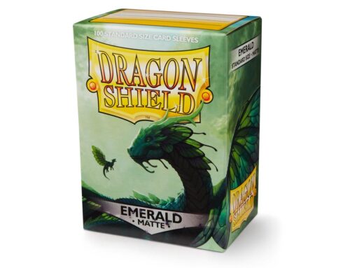 Dragon Shield: Matte Sleeves 100 Count - Emerald