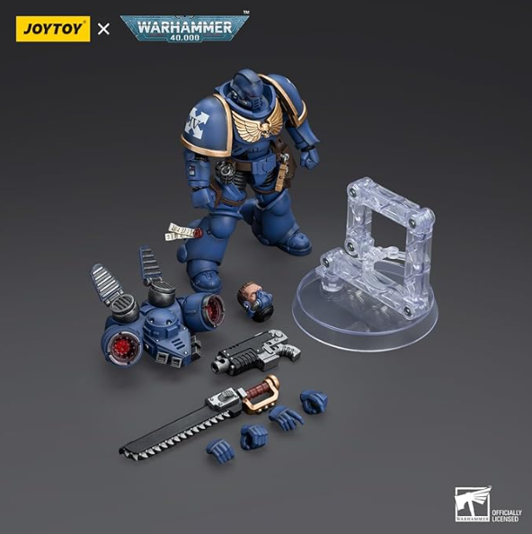 JOYTOY: Warhammer 40,000: Ultramarines Jump Pack Intercessors Intercessor 1