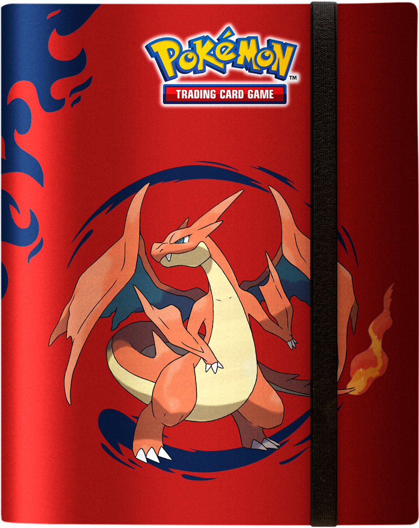 Pokémon: 9 Pocket Pro Binder - Mega Charizard X & Mega Charizard Y