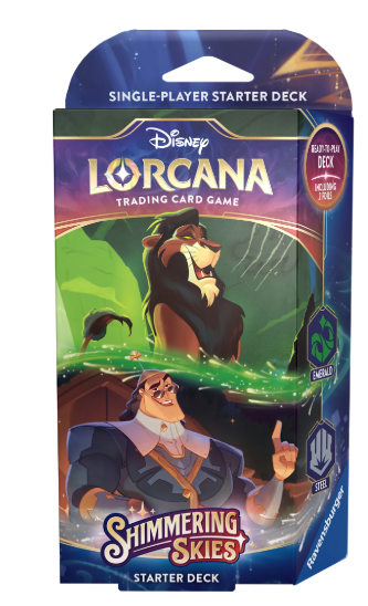 Disney Lorcana: Shimmering Skies - A Roaring Guest List Starter Deck