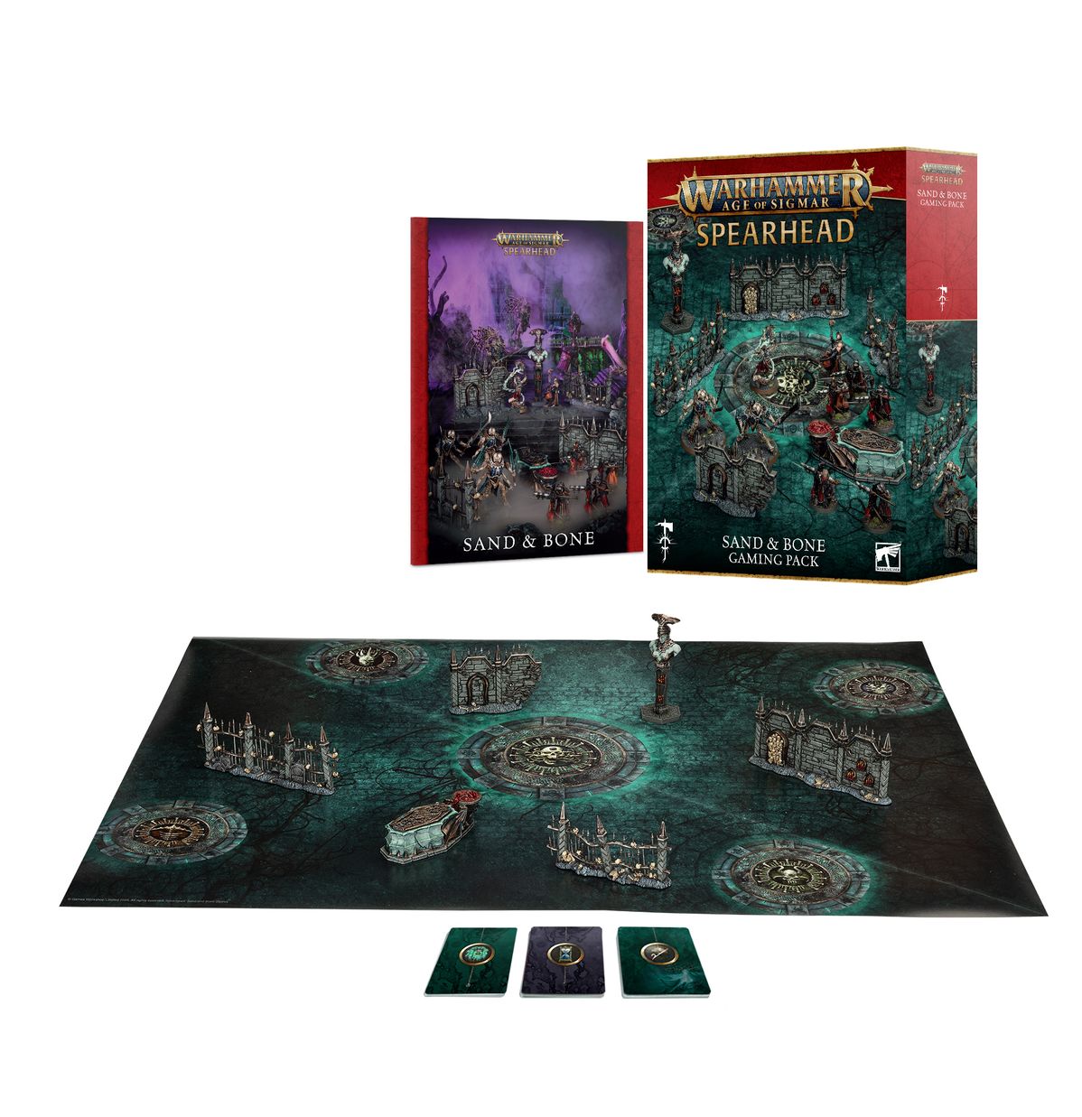 Warhammer Age Of Sigmar: Spearhead - Sand & Bone Gaming Pack