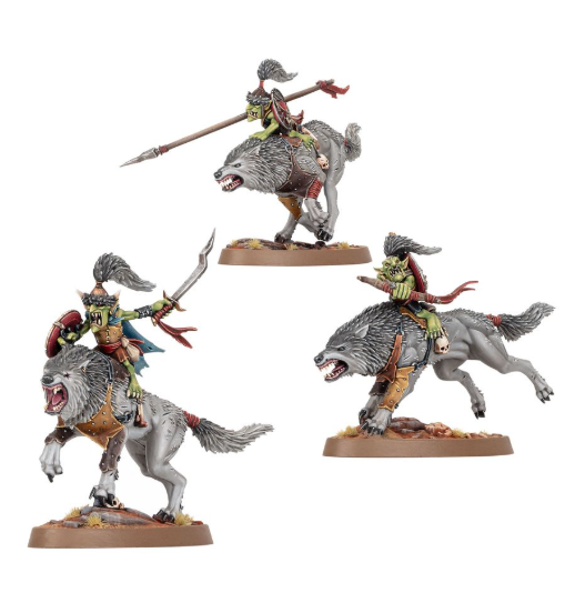 Warhammer Age Of Sigmar: Gloomspite Gitz - Snarlboss And Wolfgit Retinue
