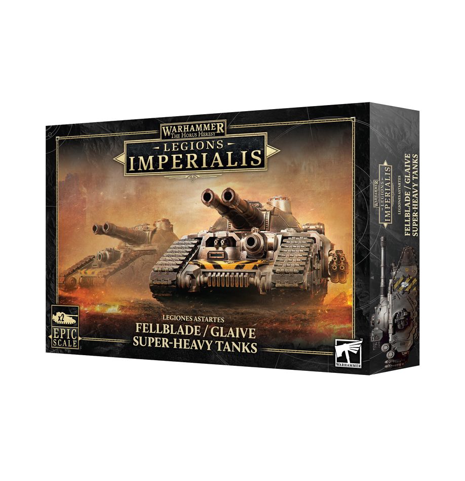 Warhammer The Horus Heresy: Legions Imperialis - Legiones Astartes Fellblade/Glaive Super-Heavy  Tanks
