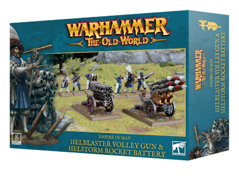 Warhammer The Old World: Empire Of Man - Helblaster Volley Gun & Helstorm Rocket Battery