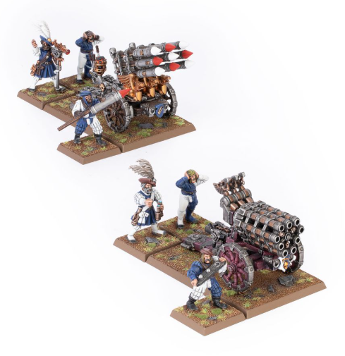 Warhammer The Old World: Empire Of Man - Helblaster Volley Gun & Helstorm Rocket Battery