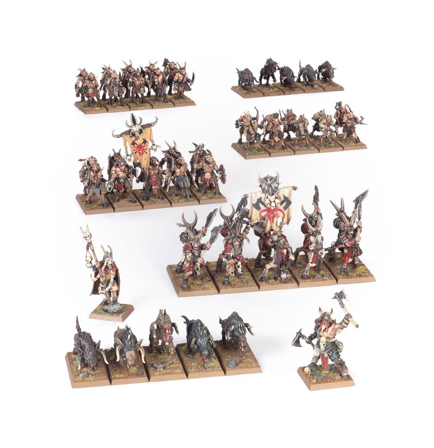 Warhammer The Old World: Beastmen Brayherds - Battle March Army