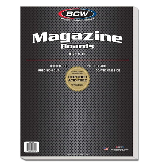 BCW: Magazine Backing Boards 100 Pack