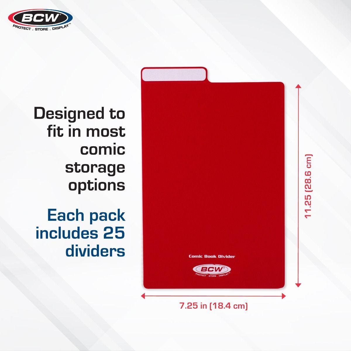 BCW: Comic Book Dividers - Red