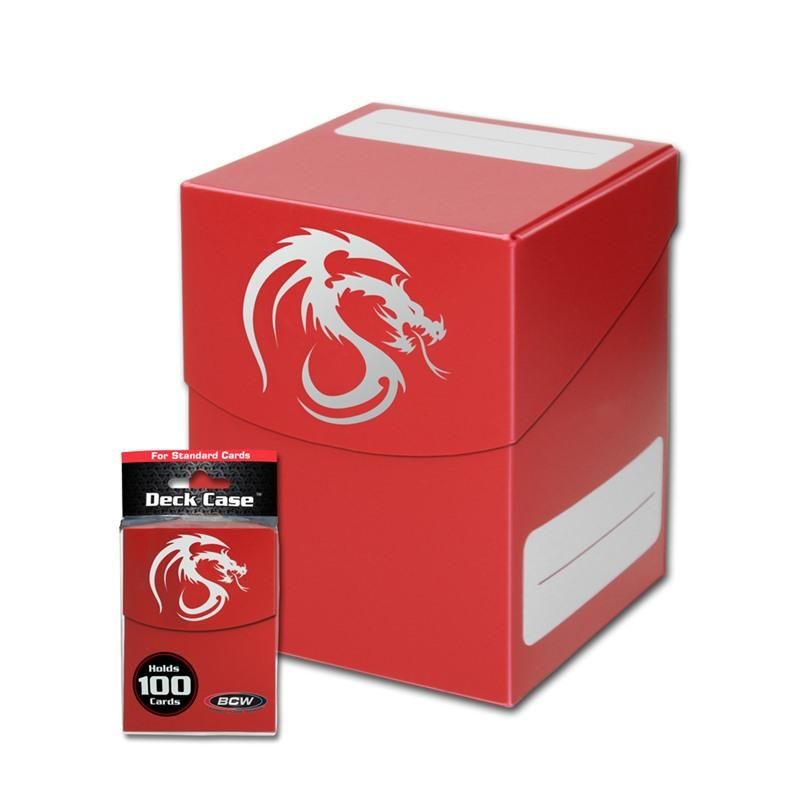 BCW: Deck Case Large 100+ - Red