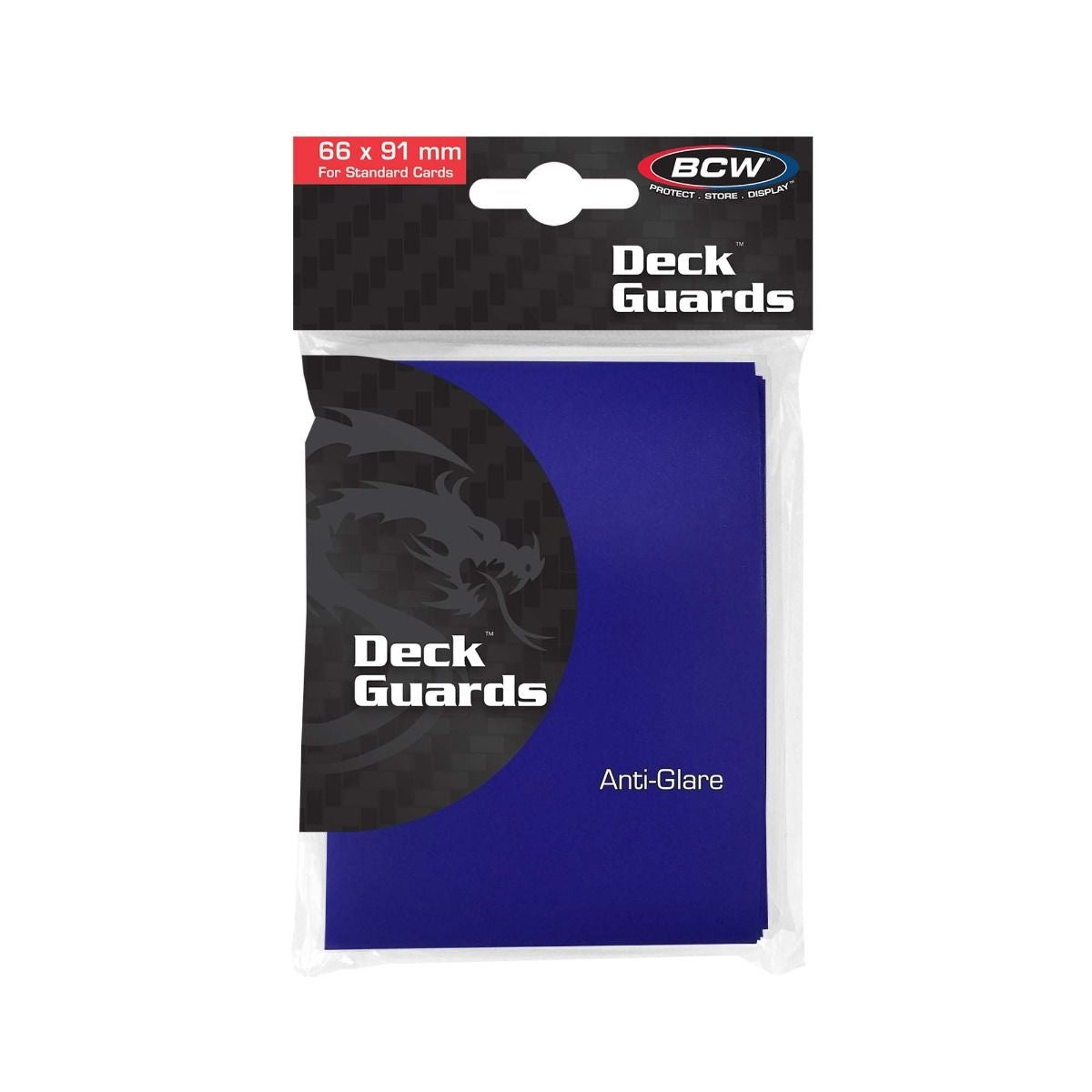 BCW: Deck Guard Double Matte Sleeves 50 Pack - Blue