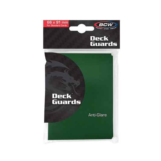 BCW: Deck Guard Double Matte Sleeves 50 Pack - Green