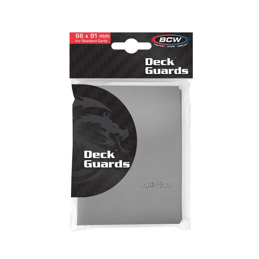 BCW: Deck Guard Double Matte Sleeves 50 Pack - Gray