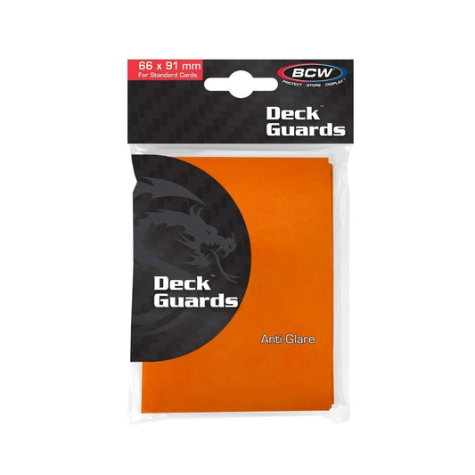 BCW: Deck Guard Double Matte Sleeves 50 Pack - Orange