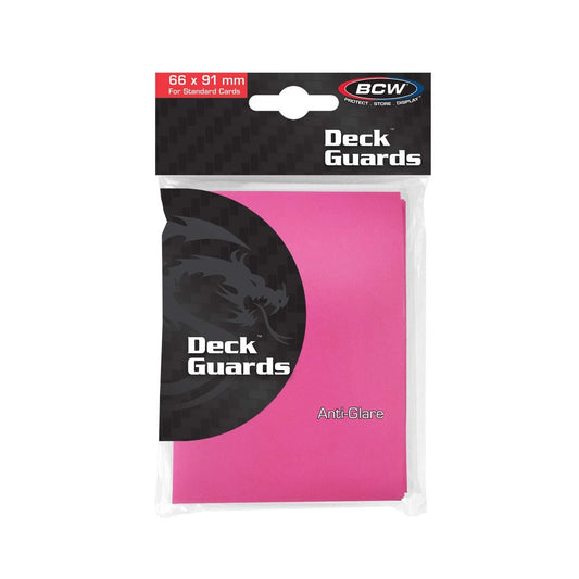 BCW: Deck Guard Double Matte Sleeves 50 Pack - Pink