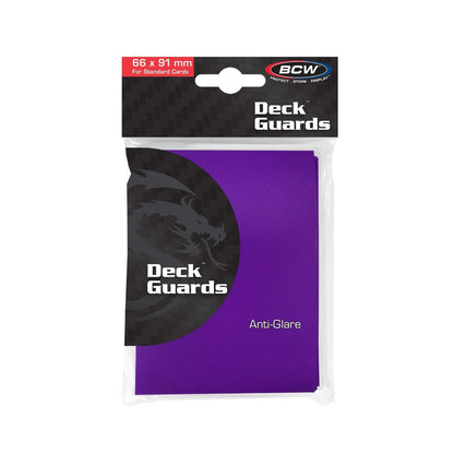 BCW: Deck Guard Double Matte Sleeves 50 Pack - Purple