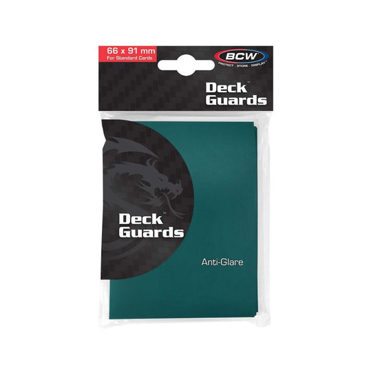 BCW: Deck Guard Double Matte Sleeves 50 Pack - Teal