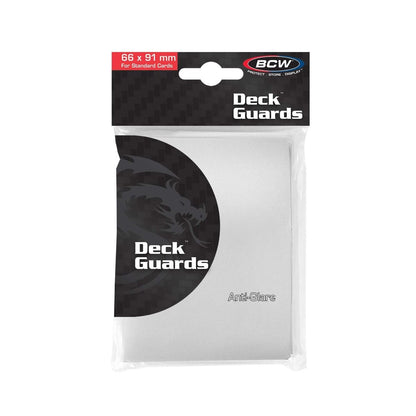 BCW: Deck Guard Double Matte Sleeves 50 Pack - White